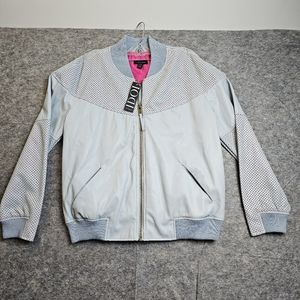 Topshop Cutout Bomber Jacket size 10